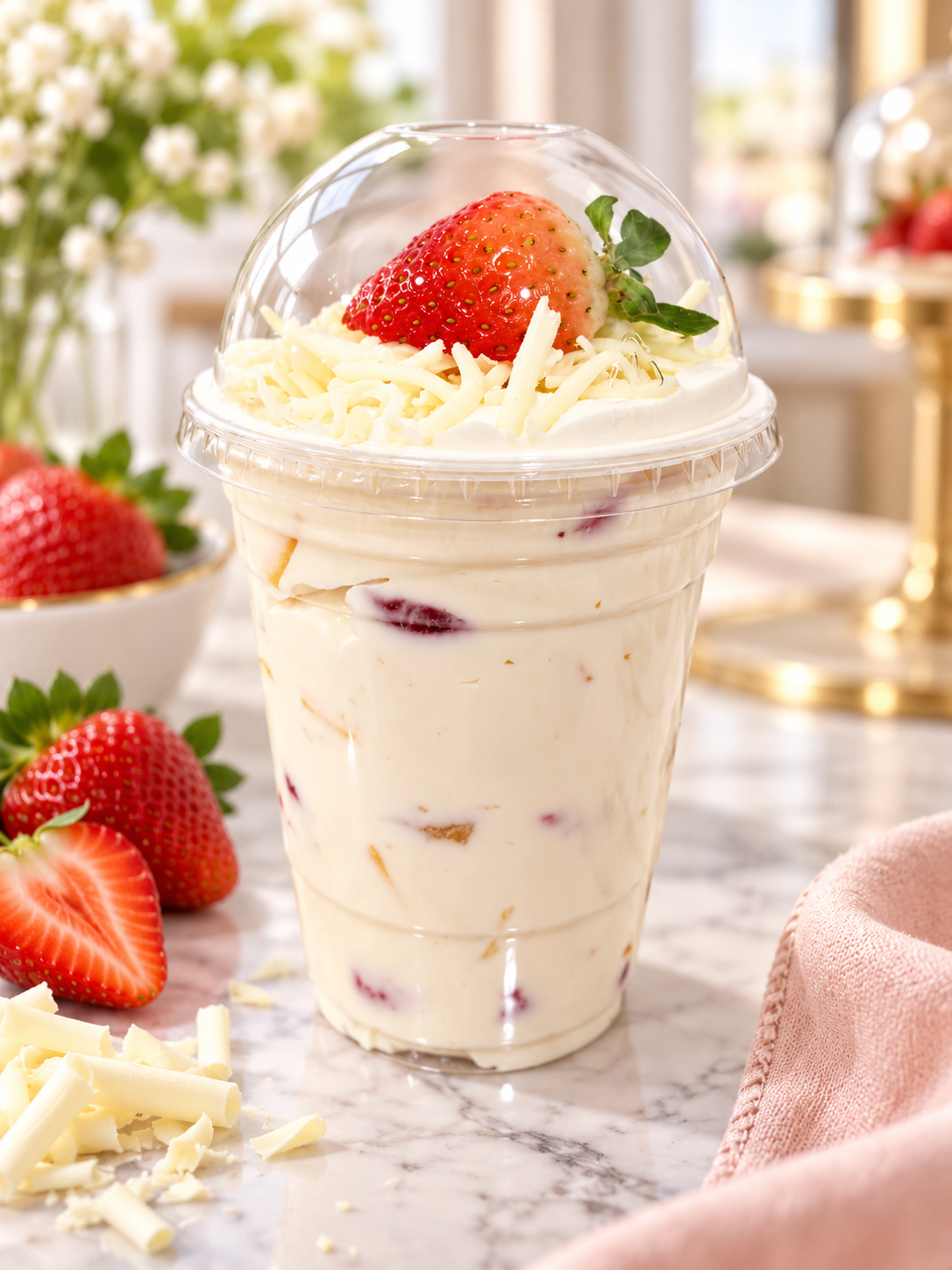 Fruits with Cream